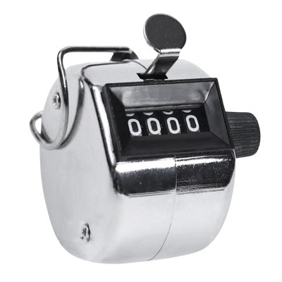 Chenfly Tally Clicker Counter, Hand Tone Counter - Manual People Counter from 0 to 9999 Number Counting Tool for Stitch, Walking, People Flow, Golf and Row
