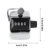Chenfly Tally Clicker Counter, Hand Tone Counter - Manual People Counter from 0 to 9999 Number Counting Tool for Stitch, Walking, People Flow, Golf and Row view 4