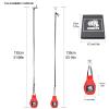 INNOLIFE Boxing Slip Bag, Dodge Hide Speed Bag Maize Ball Leather Ball for Reflex Training, Boxing, Kickboxing, MMA Pendulum Training, Red (Red (Filler Already Included) view 3