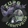 Disney Pixar Lightyear Two Sides Girls Short Sleeve Tee Shirt, Black, Large view 2
