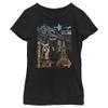 Disney Pixar Lightyear Ships Girls Short Sleeve Tee Shirt, Black, X-Large view 1