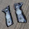 Custom Beretta 92 96 Grips Beretta 92F, 92FS, M9, 96 Medusa Metal Grips Black Nickel Plated view 3
