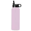 LaserGram Personalized Water Bottle, Adaptive Rowing, Stainless Steel Double Wall Vacuum Insulated with Flip Top Straw, Custom Engraved Gift (40oz / 1180ml Lavender) view 2