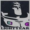 Disney Pixar Lightyear Contrast Girls Short Sleeve Tee Shirt, Athletic Heather, Small view 2