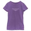 Disney Pixar Lightyear Star Outline Girls Short Sleeve Tee Shirt, Purple Berry, Medium view 1