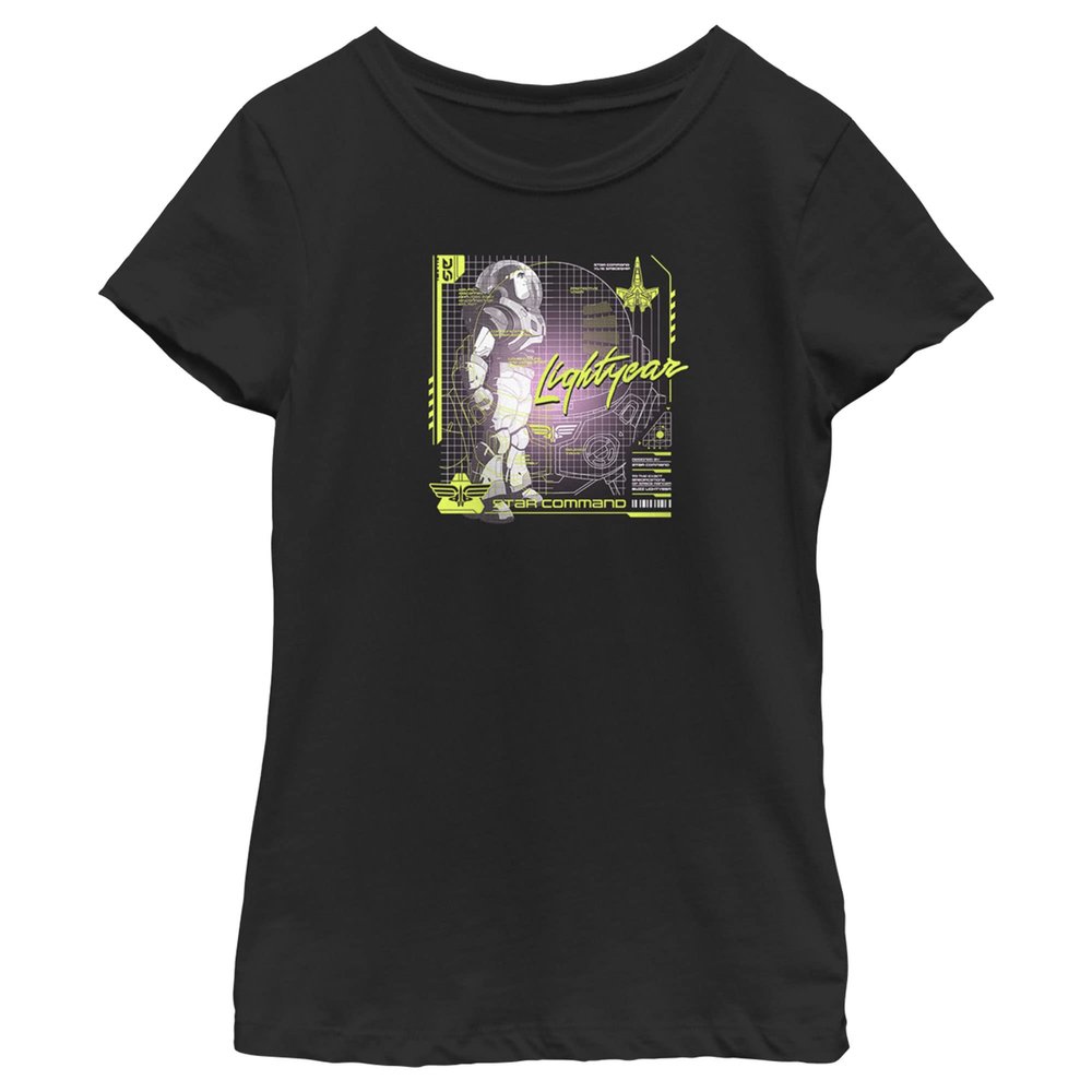 Disney Pixar Lightyear Future Girls Short Sleeve Tee Shirt, Light Pink, Small