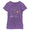 Disney Pixar Lightyear SOX Girls Short Sleeve Tee Shirt, Purple Berry, X-Large view 1