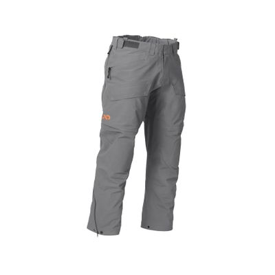First Lite Men's Omen Stormshelter Pant - Lightweight Waterproof Hunting Pants - Ash Grey - XX-Large