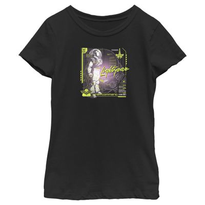 Disney girls Pixar Lightyear Future Short Sleeve Tee T Shirt, Light Pink, X-Small US