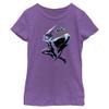 Marvel Thor: Love & Thunder Valkyrie Hero Shot Girls Short Sleeve Tee Shirt, Purple Berry, Small view 1