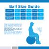 Pregnancy Ball, Yoga Ball Chair & Birthing Ball, Maximum Stability - Exercise Ball Chair, Swiss Stability for Sitting at Desk, Office, Home view 4