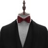 Adam Young Boy's Wine Red Tie Pre-Tied Style Formal Satin Classic Bowtie for Tuxedo Faux Silk (Medium, Maroon Red) view 4
