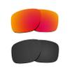 Littlebird4 Premium 1.5mm Polarized Replacement Lenses for Oakley Sliver OO9262 Sunglasses - MultiOptions (Black+Red) view 1
