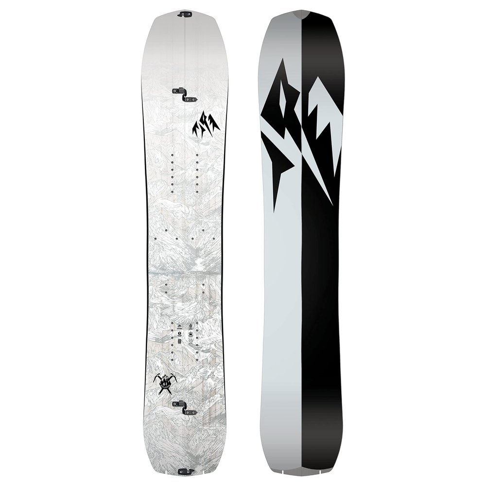 JONES Snowboards Solution Splitboard, Directional Freeride, Directonal Freeride, Karakoram Ultra Clips 2.0 with Tip Lock, 169cm, Wide, Big Horn Series