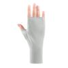 Mens Women Ice Silk Fingerless Driving Gloves Summer Sun Protection Half Finger Gloves Non-slip Sunblock Mitt for Cycling view 2
