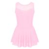 Jhaoyu Girls Shiny Rhinestone Figure Ice Skating Dress Ballet Tutu Skirted Leotard Competition Dancing Outfits Pink 14 Years view 1