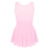 Jhaoyu Girls Shiny Rhinestone Figure Ice Skating Dress Ballet Tutu Skirted Leotard Competition Dancing Outfits Pink 14 Years view 2