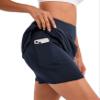 Womens High Waisted Tennis Skirts Sports Midi Skirts Knee Length Casual Golf Skirts Navy Blue view 2