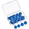 Gejoy 20 Pcs Billiard Pool Cue Tips Replacement Kit Pool Stick Tips with Storage Box for Snooker(12/13 mm,Blue) view 1