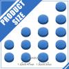 Gejoy 20 Pcs Billiard Pool Cue Tips Replacement Kit Pool Stick Tips with Storage Box for Snooker(12/13 mm,Blue) view 2