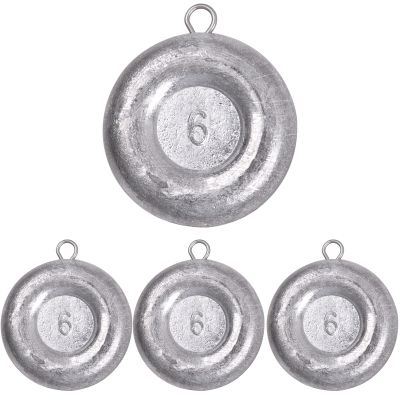 Disc Sinkers Fishing Weights Coin Sinkers Saltwater Surf Fishing Weights Bottom Fishing Drifting Trolling Catfishing Fishing Sinkers Weights Saltwater Tackle 1oz 2oz 3oz 4oz 5oz 6oz 8oz