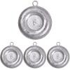 Disc Sinkers Fishing Weights Coin Sinkers Saltwater Surf Fishing Weights Bottom Fishing Drifting Trolling Catfishing Fishing Sinkers Weights Saltwater Tackle 1oz 2oz 3oz 4oz 5oz 6oz 8oz view 1