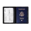 Honmein 2 Pcs Passport holdersUltra Slim passport walletPU Leather Passport Cover for Women and Men view 2