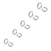 316L Surgical Stainless Steel Small Hoop Earrings for Men Women 8mm 10mm 12mm 14mm 16mm Hypoallergenic Earrings Cuff Huggie Hoop Earrings for Cartilage Piercings Earring Sets-5 pairs silver view 1