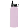 LaserGram Personalized Water Bottle, Ballet Dancer Woman, Stainless Steel Double Wall Vacuum Insulated with Flip Top Straw, Custom Engraved Gift (40oz / 1180ml Lavender) view 2