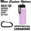 LaserGram Personalized Water Bottle, Ballet Dancer Woman, Stainless Steel Double Wall Vacuum Insulated with Flip Top Straw, Custom Engraved Gift (40oz / 1180ml Lavender) view 4