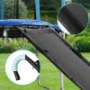 TANOSHII Trampoline Slide Ladder with Handles, Universal Trampoline Ladder, Strong Tear Resistant Fabric, Universally Fit, Trampoline Accessories for Kids Toddlers Climb Up & Slide Down, 20"x60" view 2