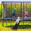 TANOSHII Trampoline Slide Ladder with Handles, Universal Trampoline Ladder, Strong Tear Resistant Fabric, Universally Fit, Trampoline Accessories for Kids Toddlers Climb Up & Slide Down, 20"x60" view 4