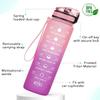 ATERO Unbreakable Silicone Water Bottle with Motivational Time Marker, Leakproof Durable BPA-Free Non-Toxic for Office, Home and Kitchen Outdoor Fitness and Gym(850ML, Multicolour, set of 1) view 4