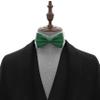 Adam Young Men's Emerald Green Bow Tie Pre-Tied Style Formal Satin Classic Bowtie for Tuxedo Faux Silk (Large, Juniper) view 4