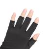 Mens Women Ice Silk Fingerless Driving Gloves Summer Sun Protection Half Finger Gloves Non-slip Sunblock Mitt for Cycling view 2
