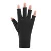 Mens Women Ice Silk Fingerless Driving Gloves Summer Sun Protection Half Finger Gloves Non-slip Sunblock Mitt for Cycling view 4