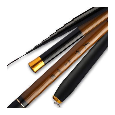 Telescopic Fishing Rod Retractable Hand Pole, Hard Carbon Hand Fishing Rod 2.7M ~ 6.3m Stream Lake Carp Fishing Pole Trout Fly Fishing Rod Portable Fishing Pole ( Color : White , Length : 3.9 m )