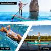 Stand Up Paddle Board- 10'/10.5'/11'30"6" SPORFIT Inflatable Paddleboard with Premium SUP Accessories & Backpack, Non-Slip Deck, Waterproof Bag, Leash, Paddle and Hand Pump for Youth & Adult view 4