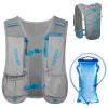 Azarxis Hydration Running Vest Backpack Pack 5L for Women and Men Jogging Trail Race Marathon Cycling Hiking (Gray with 1.5L Water Bladder) view 1