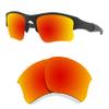 Littlebird4 Premium 1.5mm Polarized Replacement Lenses for Oakley Flak Jacket XLJ OO9009 Sunglasses - Fire Red view 2