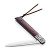 OOULORE Tactical Knife, Small Pocket Folding Knife with Lanyard & Sheath, D2 Steel Blade, Liner Lock and Red Sandalwood Handle for Outdoor, Survival, Camping, Hunting and EDC view 4