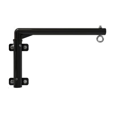 Heavy Punching Bag Wall Hanger, Rotatable Bracket - Load 400kg - Save Space, Wall Mount Boxing Sandbag Fixed Frame with Holder Rings (Color : Black, Size : 60x30cm)