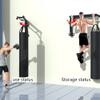 Heavy Punching Bag Wall Hanger, Rotatable Bracket - Load 400kg - Save Space, Wall Mount Boxing Sandbag Fixed Frame with Holder Rings (Color : Black, Size : 78x42cm) view 2