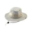 Breathable Wide Brim Bucket Hats Mens Summer Wide Brim Mesh Safari Boonie Hat Foldable Outdoor Cap Hiking Fishing Hat Beige view 1