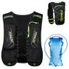 Azarxis Hydration Running Vest Backpack Pack 5L for Women and Men Jogging Trail Race Marathon Cycling Hiking (Black with 1.5L Water Bladder) view 1