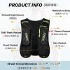 Azarxis Hydration Running Vest Backpack Pack 5L for Women and Men Jogging Trail Race Marathon Cycling Hiking (Black with 1.5L Water Bladder) view 2
