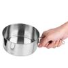Plplaaoo Folding Pot Set, 8-Piece Portable Folding Stainless Steel Camping Cookware Set with Pots, Pans, Cups, Plates and Buggy Bag Folding Pot Camp Cooking Set for Outdoor Activities Camping Hiking view 4