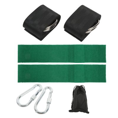 Tree Swing Straps with 2 Heavy Duty Safety Lock carab1ner Hooks , 20FT Extra longer Tree Swing Straps Holds 5000 lbs (Set of 2) , great for Hammock Hanging Kit Straps , 20FT Extra longer Tree Swing St