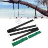 Tree Swing Straps with 2 Heavy Duty Safety Lock carab1ner Hooks , 20FT Extra longer Tree Swing Straps Holds 5000 lbs (Set of 2) , great for Hammock Hanging Kit Straps , 20FT Extra longer Tree Swing St view 4