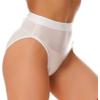 Linjinx Women's Glossy High Waist Yoga Shorts Gym Workout Rave Booty Dance Mini Hot Pants Bottoms White A XX-Large view 4